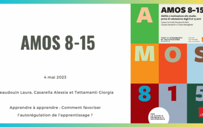 Test AMOS 8-15 Abilità e motivazione allo studio: prove di valutazione per ragazzi dagli 8 ai 15 anni