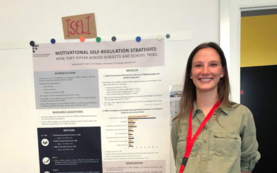 Valérie Iseli présente un poster lors du  « 18th International Conference on Motivation and Emotion (ICM) 2024 »